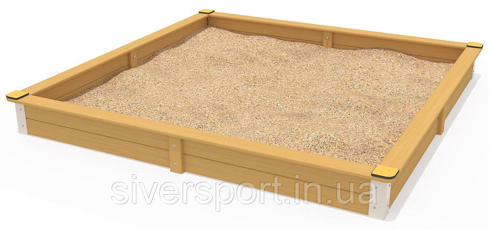 Пісочниця Місто (з накладками з HDPE пластику) SiverSport TE332-3.0, фото 1