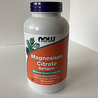 Now Magnesium citrate, Магній цитрат 180 капсул