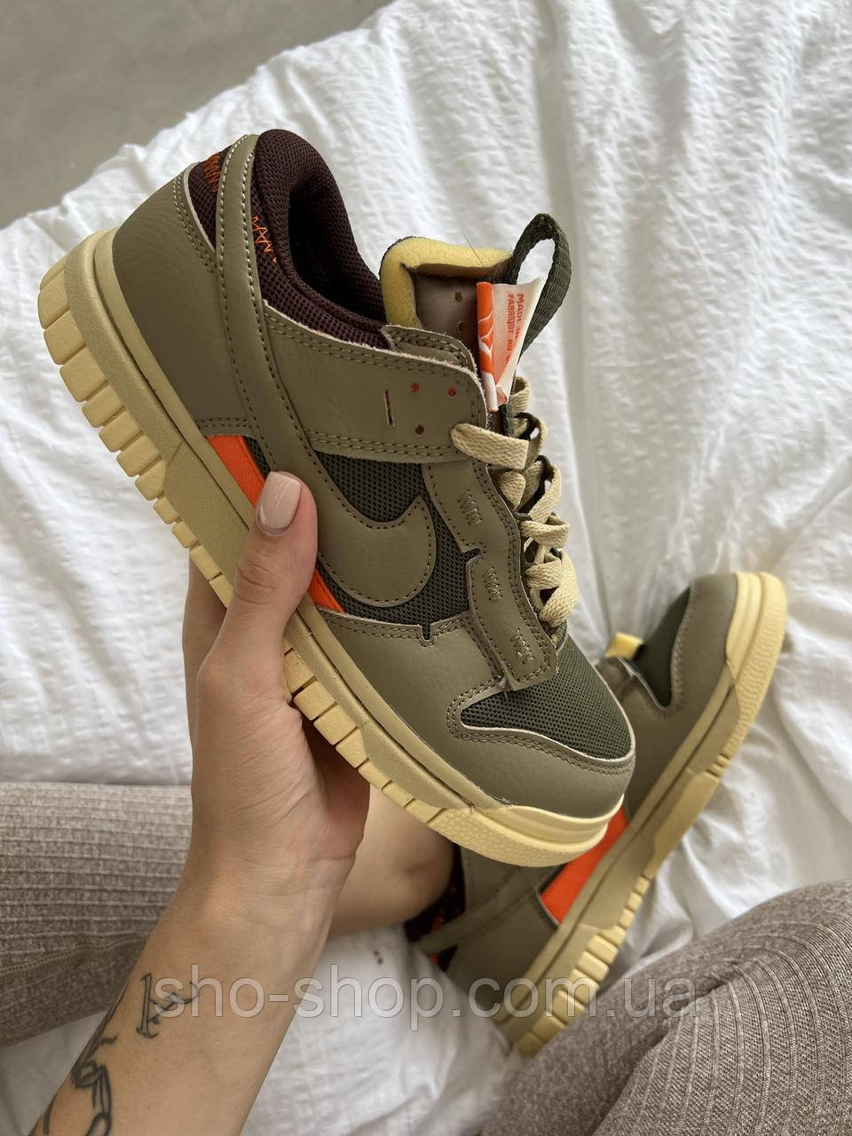 Кроссовки Nike Air Dunk Jumbo Medium Olive