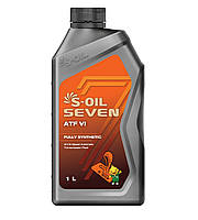 S-OIL SEVEN ATF VI трансмиссионное синтетическое, 1л