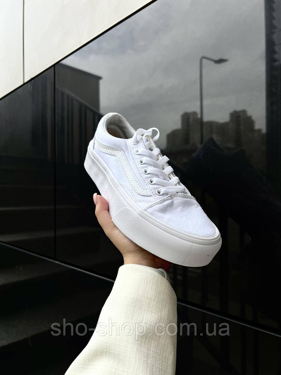 White old sales school vans