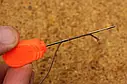 Голка для лідкору Korda Splicing needle 7cm orange handle, фото 4
