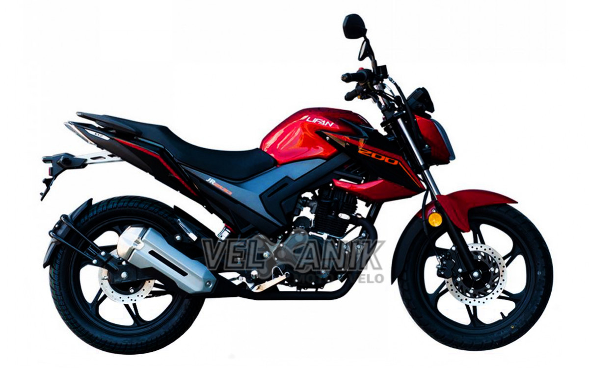 Мотоцикл Lifan JR200 (LF175-10E) Red/silver