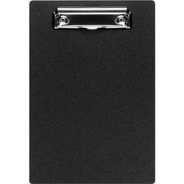 Клипборд-папка Economix A5 з притиском та підвісом, пластик, чорний (E30157-01) - оригінал