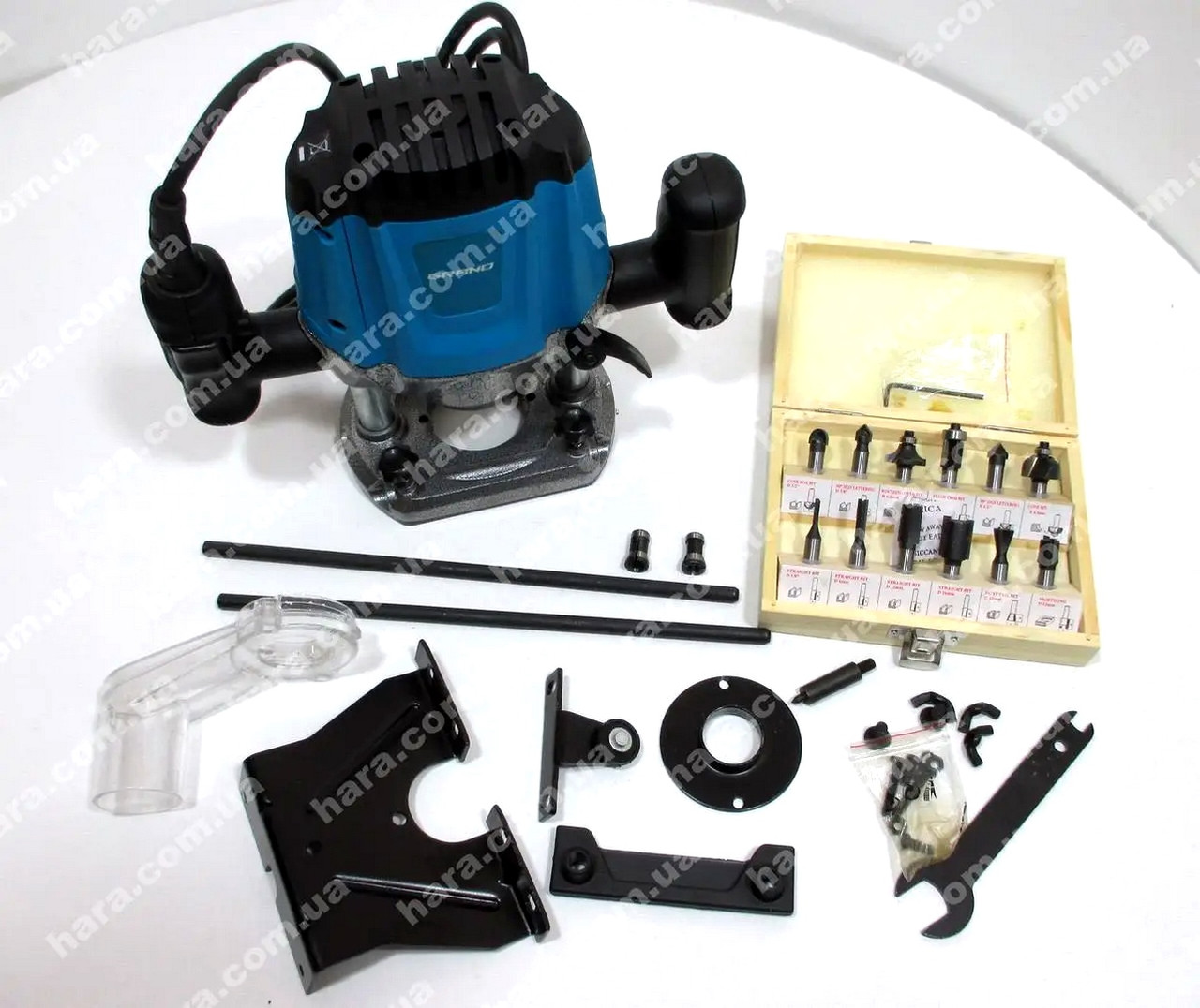 Ручной вертикальный фрезер, Фрезерные машины по дереву + набор фрез ...