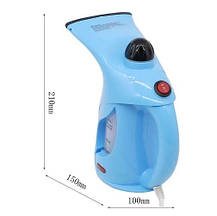 Відпарювач ручний RAF R1267 800 Вт, Праска парова для одягу вертикальна 2 режими роботи, фото 3