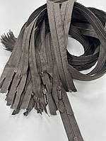 Змейка капроновая Тип 7 спиральная 80 см (2925) коричневый