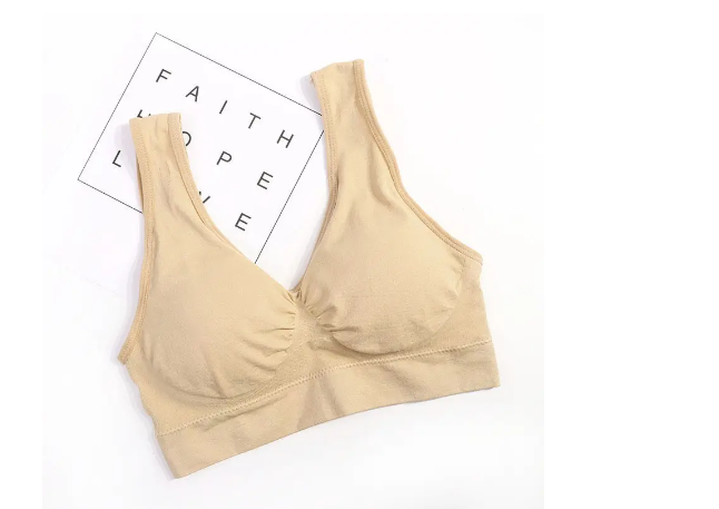 Купить Бюстгальтер топик для спорта. Лифчик бесшовный для дома. Лиф бра ...