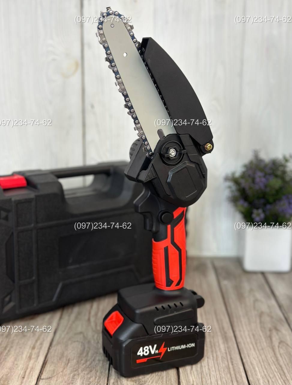 Купить Мини пила аккумуляторная цепная Chain Saw 48V для обрезки ...
