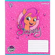 Зошит шкільний Kite My Little Pony 12 аркушів (у косу лінію) LP22-235, фото 5