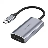 Переходник Choetech HUB-H16 HDMI (мама) - USB Type-C (тато) Silver