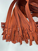 Змейка капроновая Тип 7 спиральная 80 см (2773) рыжая