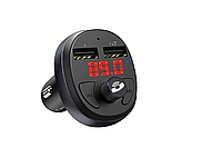 FM-трансмиттер Hoco E41 In-car audio wireless FM transmitter Black