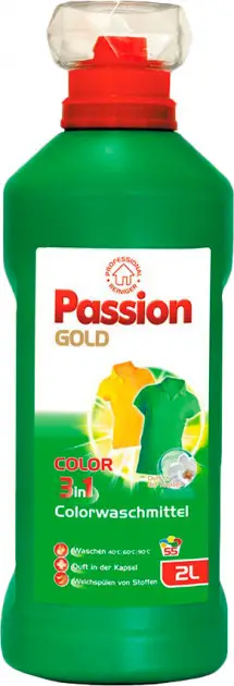 Гель для прання кольорових речей Passion Gold Color 2 л (50 стирок)