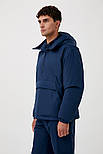 Демісезонна чоловіча куртка анорак Finn Flare FAB21042-101 темно-синя M, фото 2