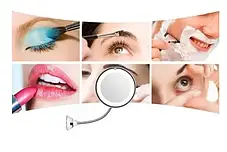 Дзеркало для макіяжу з LED підсвічуванням ULTRA FLEXIBLE MIRROR, фото 2