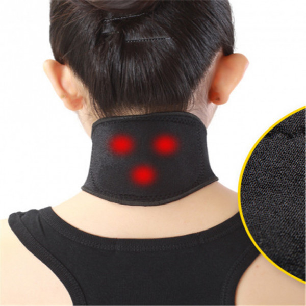 Турмалиновый шейный бандаж с магнитами SUNROZ Self Heating Neck Guard Band - фото 3 - id-p1921614383