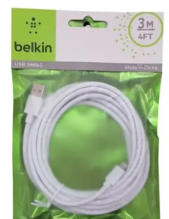 Кабель Micro 1 м V8 білий Samsung FAST CHARGER (круглий), фото 2