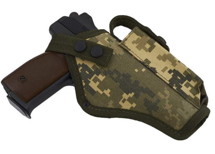 Кобура для Beretta 92 (Беретта) на пояс с подсумком под магазин Пиксель Камуфляж SV