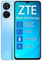 Смартфон ZTE Blade V40 Design 4/128GB Blue UA UCRF Гарантия 12 месяцев