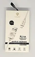 Кабель LENYES LC807 iPhone 1м 2.1A