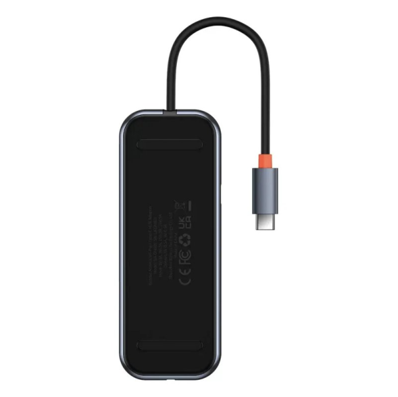 HUB Baseus AcmeJoy 6in1 (Type-C to HDMI + 2xUSB3.0 + USB2.0 + Type-C PD&Data + RJ45) Dark Dray