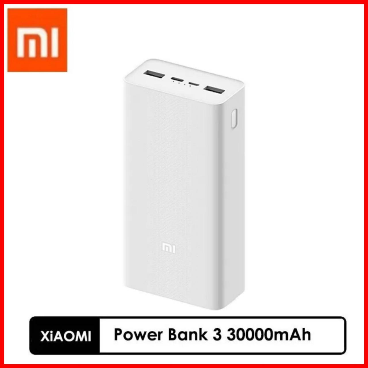 Оригинальный Павербанк Xiaomi Mi Power Bank 3 30000 mAh Type C Быстрая ...
