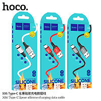 Кабель HOCO X86 Type-C Spear silicone charging data cable