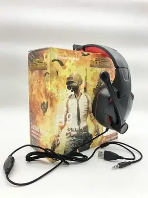 Навушники ігрові BATTLEGROUNDS H9 провідні з мікро., фото 2