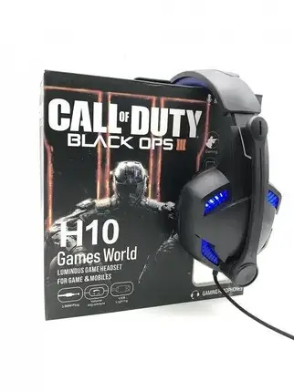 Навушники ігрові CALL OF DUTY H10 провідні з мікро., фото 2