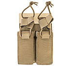 Підсумок подвійний для магазинів пістолет Mil-Tec Double Magazine Pouch Hook Dark Coyote 13495819, фото 2