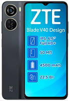 Смартфон ZTE Blade V40 Design 6/128GB Black UA UCRF Гарантия 12 месяцев