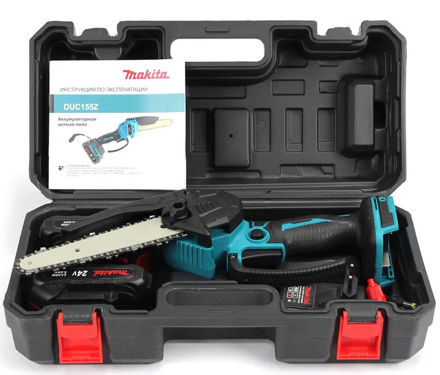 Пила для Обрезки Деревьев Аккумуляторная, Электрическая Пила по Дереву ...