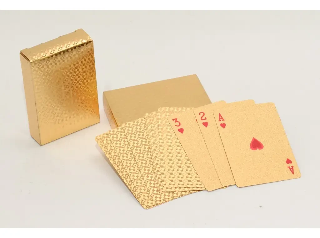 Пластикові гральні карти "золото" i5-71