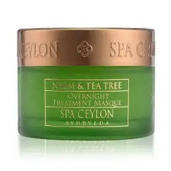 Нічна маска для жирної та проблемної шкіри Маргоза та чайне дерево SPA Ceylon 100 г