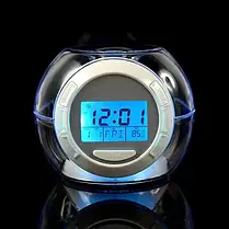 Годинник c підсвічуванням Changing Light Alarm Clock, фото 3