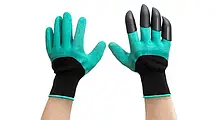 Садові рукавички Garden genie gloves з 4 наконечниками для риття землі, фото 2