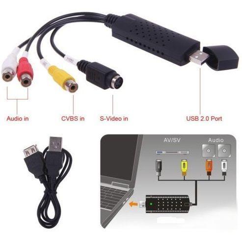 USB карта видеозахвата EasyCap адаптер оцифровка Easy Cap Easier Capture USB - фото 6 - id-p1921618365