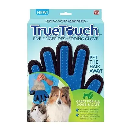 Тру тач - True Touch - Рукавичка для вичісування тварин тру тач - True Touch, фото 2