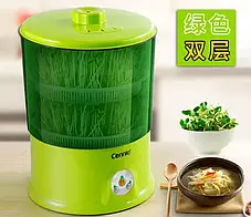 Апарат для пророщування бобових, спроутер на 2 яруси Bean Sprout Machine, фото 3