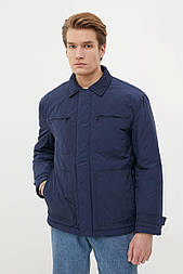 Демісезонна чоловіча куртка Finn Flare FBC23007-101 темно-синя XL
