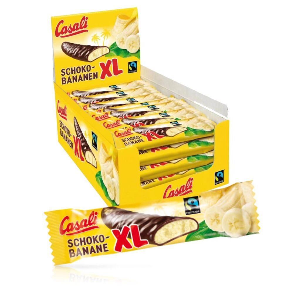 Суфле в шоколаді Casali Chocolate Bananas XL (блок 35 шт) без глютену, 770 г, 6 уп/ящ, фото 1