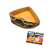 Чаша для тераріуму Reptile Nova кутова 19x14x3 см, фото 3