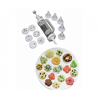 Шприц для печенья и насадки для декорирования Cookie Press and Cake Decorator Set