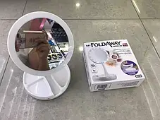 Дзеркало для макіяжу з LED підсвічуванням My Foldaway Mirror, фото 3