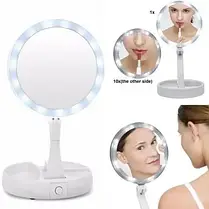 Дзеркало для макіяжу з LED підсвічуванням My Foldaway Mirror, фото 3