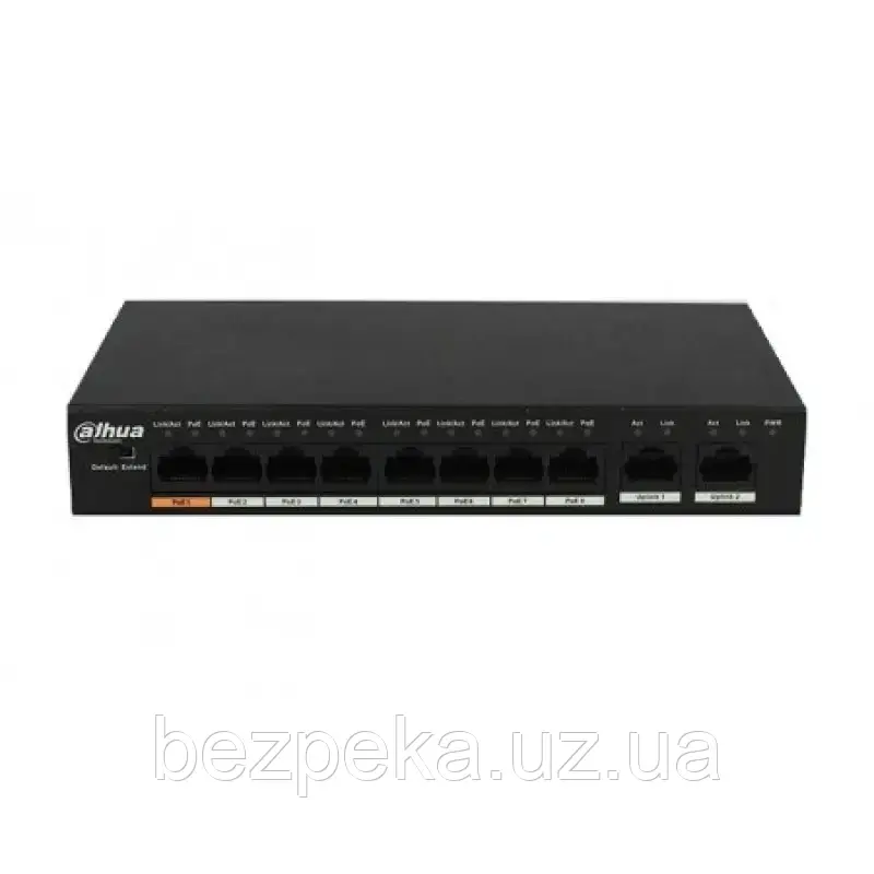 DH-PFS3010-8ET-96 8-портовий комутатор з 8 РоЕ портами
