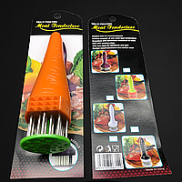 Тендерайзер ручной Приспособление для отбивания мяса Размягчитель мясной прокалыватель рыхлитель Морковь