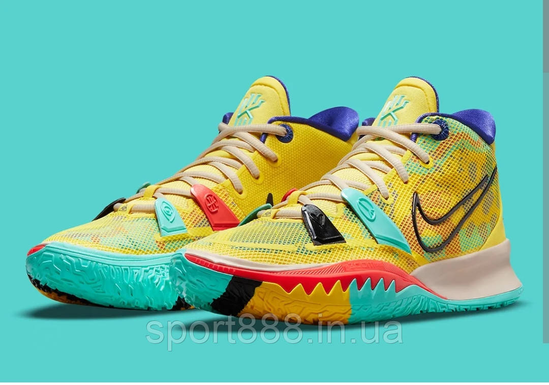 Eur36-46 Nike Kyrie 7 1 World 1 People Electric Yellow баскетбольні кросівки CT4080-700