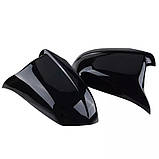 Накладки на дзеркала BMW F10 F11 F18 (10-13) дорест M Performance кришки, фото 2